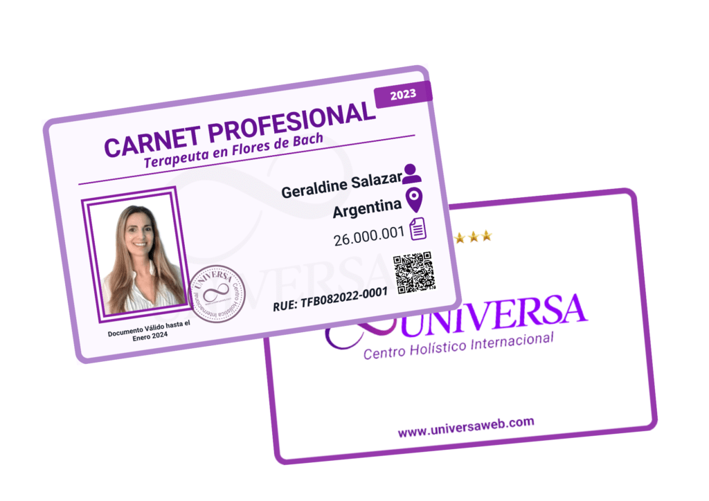 Carnet Flores de Bach UNIVERSA