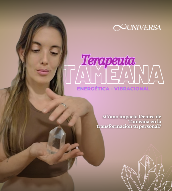 Certificado Internacional como Terapeuta en Tameana- UNIVERSA Centro Holístico Internacional - curso online completo